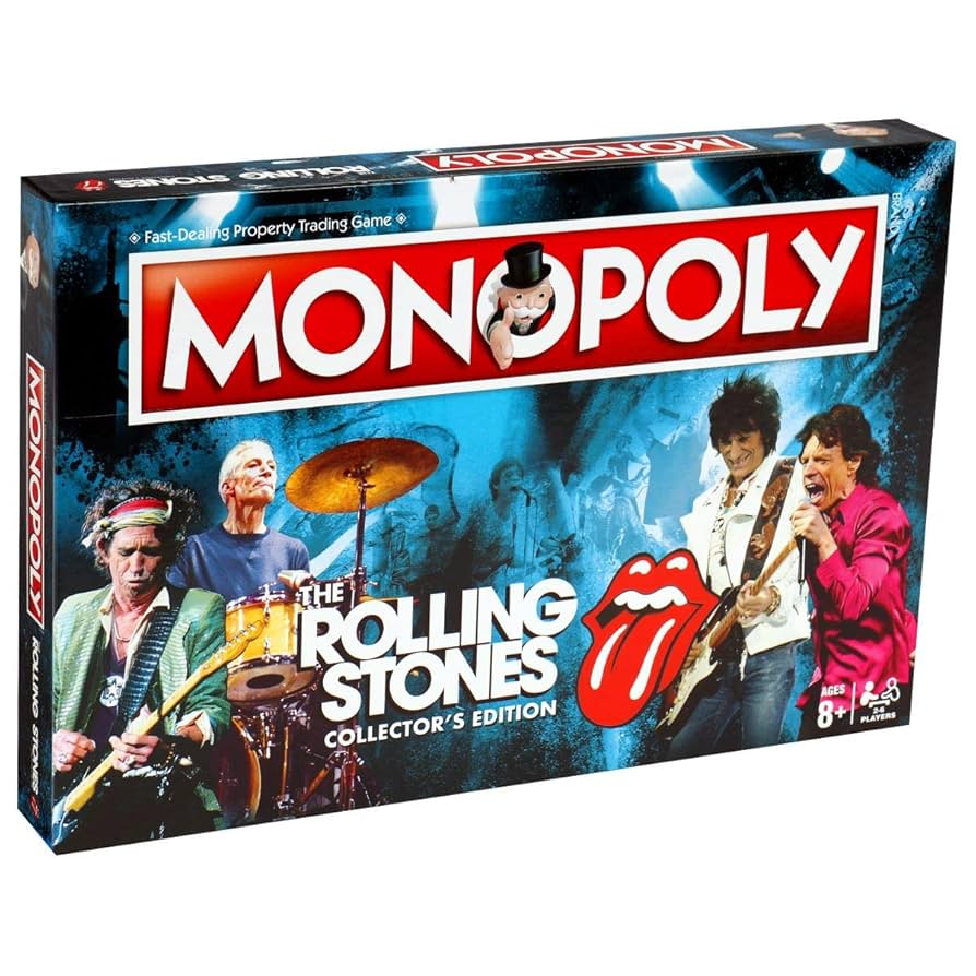ROLLING STONES / ローリング・ストーンズ  モノポリー 英語版 Rolling Stones Monopoly Board Game : Amazon.co.uk: Toys & Games
